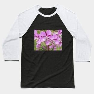 Violet flowers Baseball T-Shirt